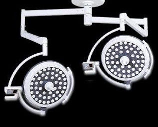 Лампа СИД Purple Horn Shadowless работая, свет больницы 80W хирургический