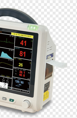 Монитор PM5000 Multi параметра медицинский терпеливый форма волны Ecg 12 дюймов